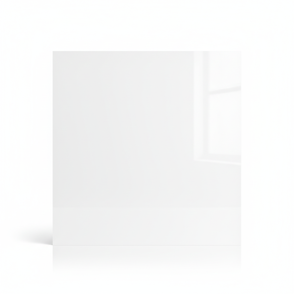 White Glossy Porcelain Tile 60x60