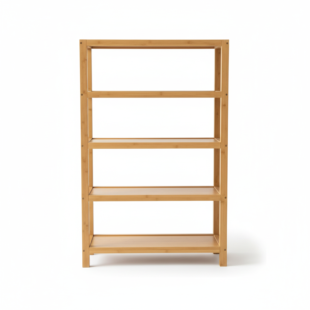Natural Bamboo Bookshelf