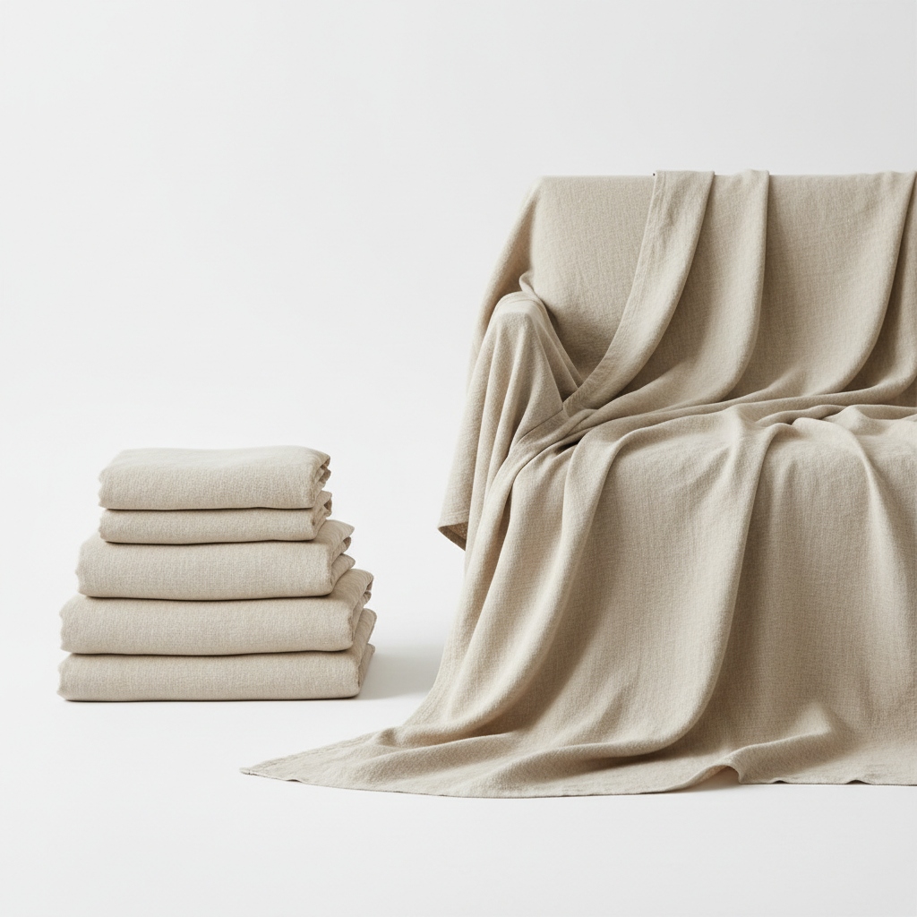Linen Sofa Cover Set