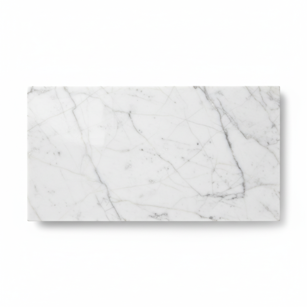 White Polished Marble Slab